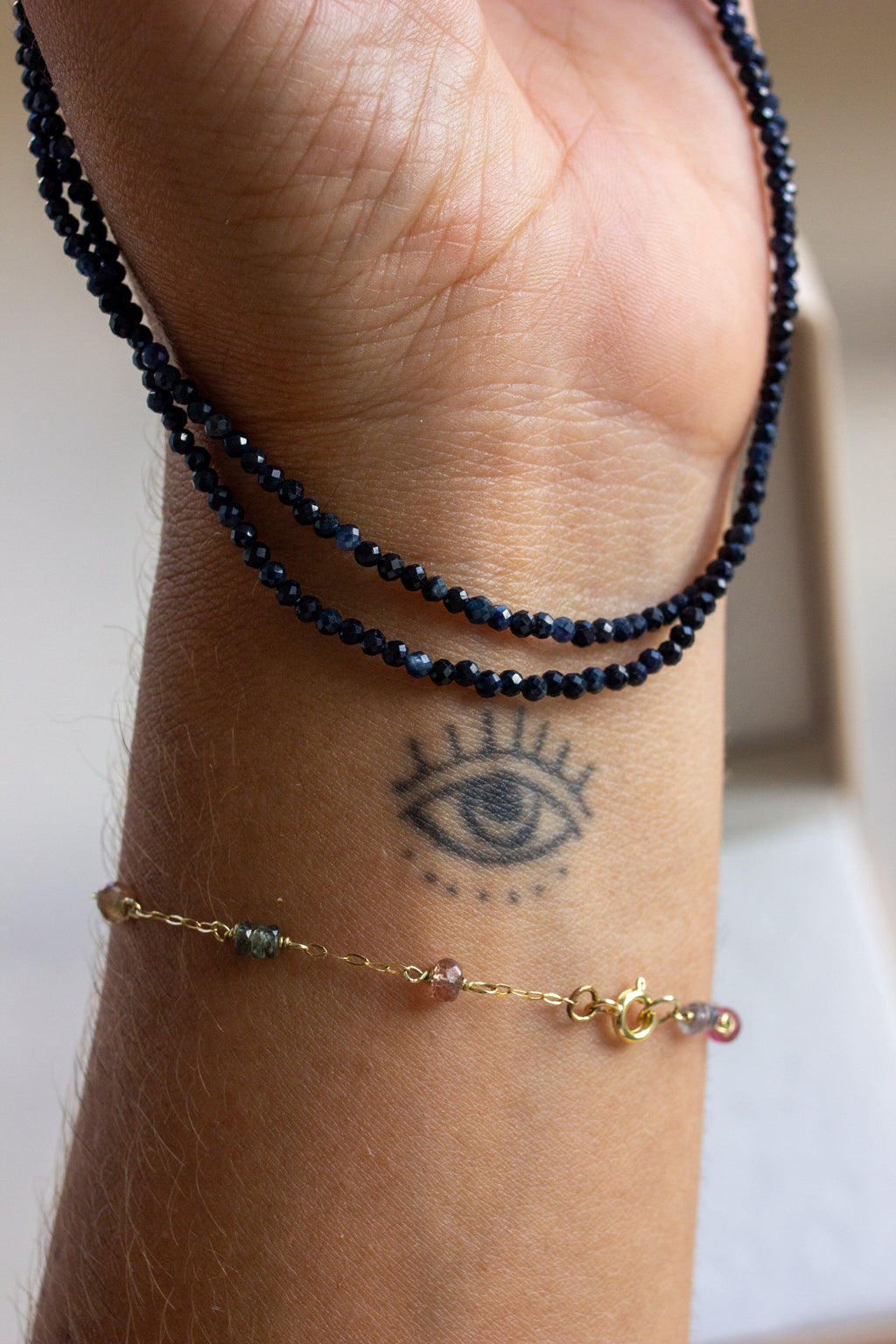 Colar de Safira em Ouro 18k