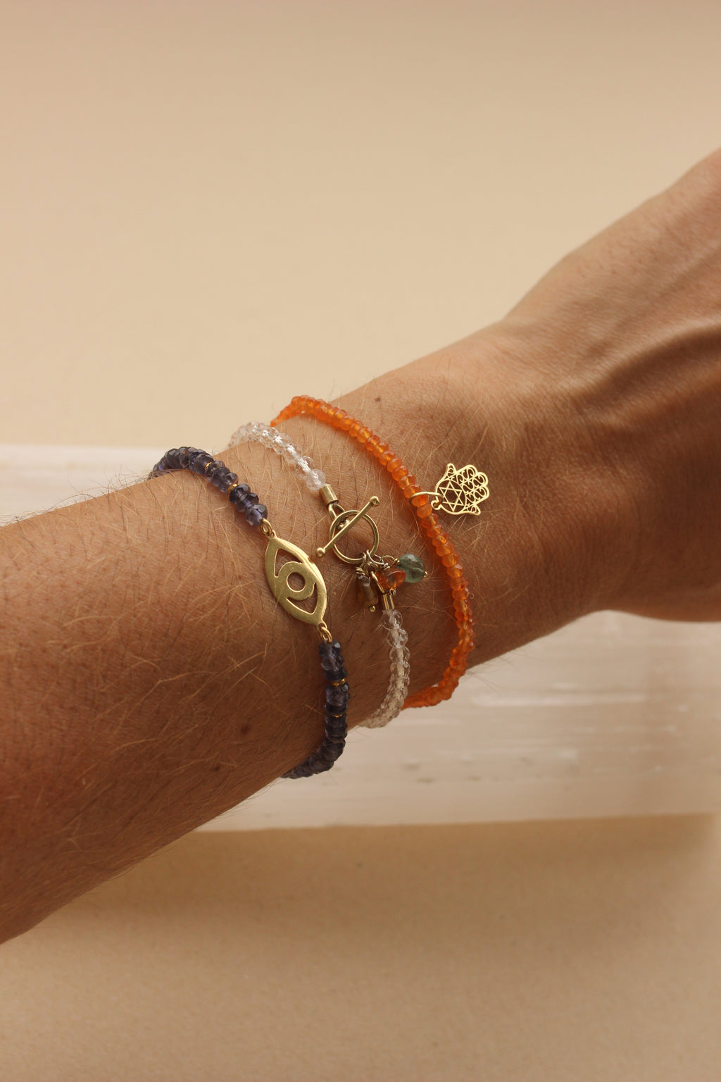 Pulseira Cornalina | Ouro 18k