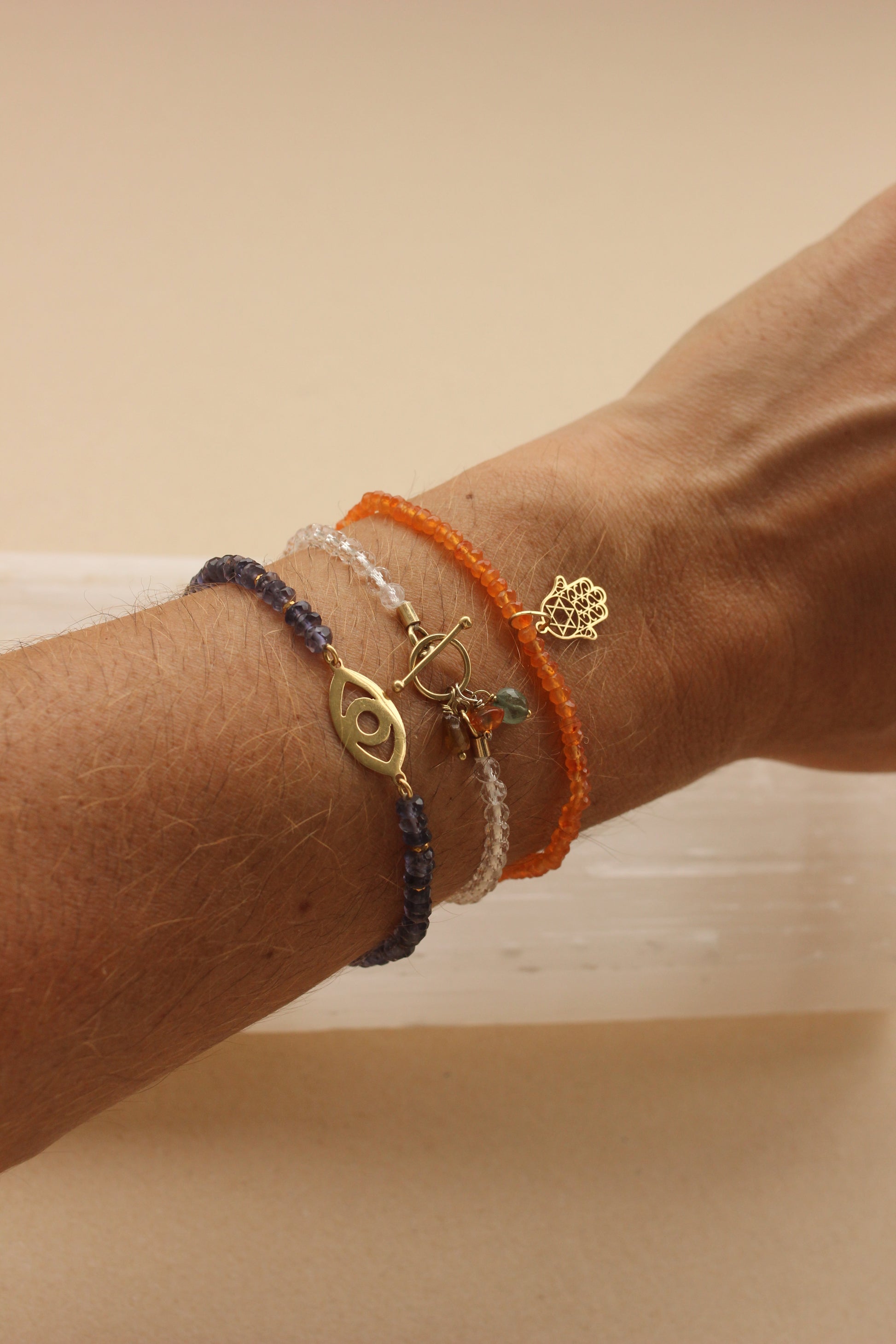 Pulseira Cornalina | Ouro 18k