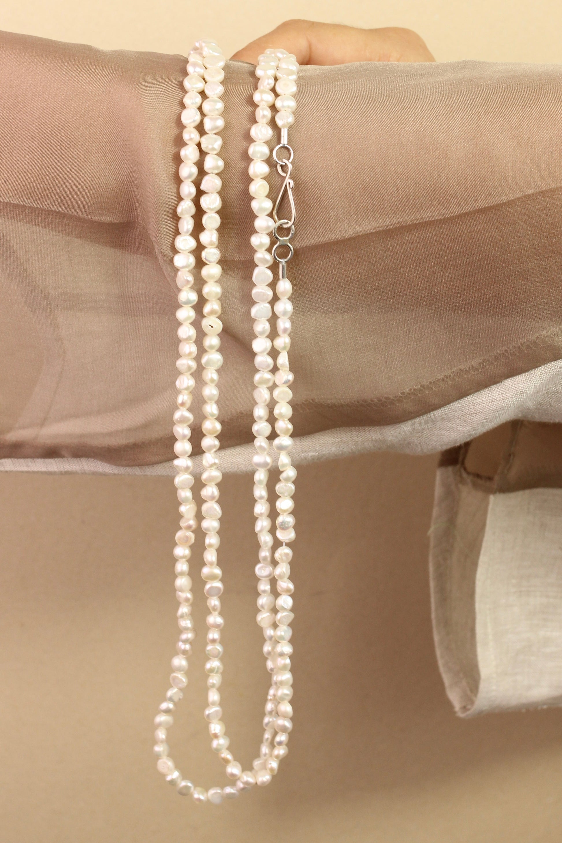 Colar Serena | Pérolas | Linha Prata