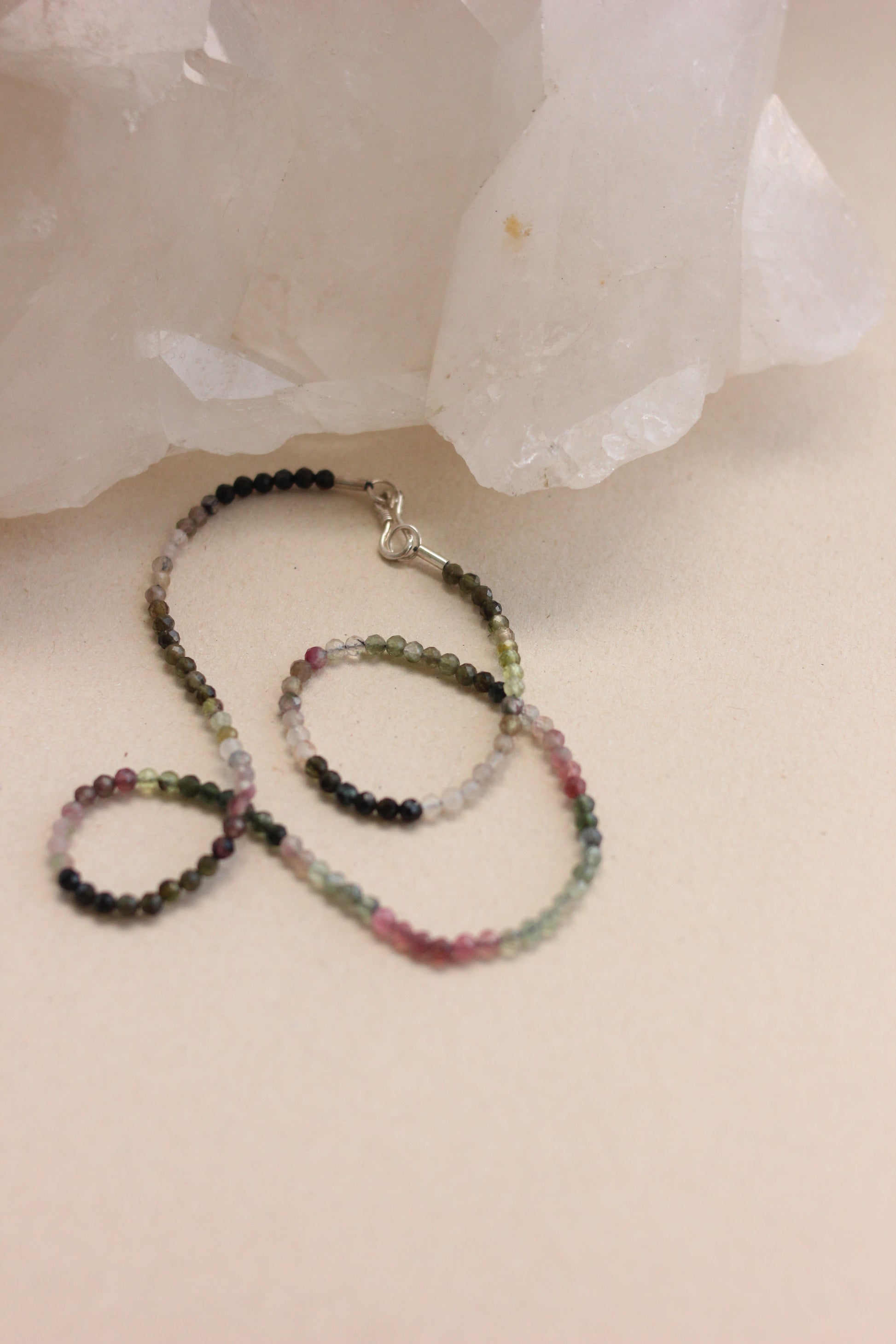 Colar Cleo | Turmalinas | Linha Prata