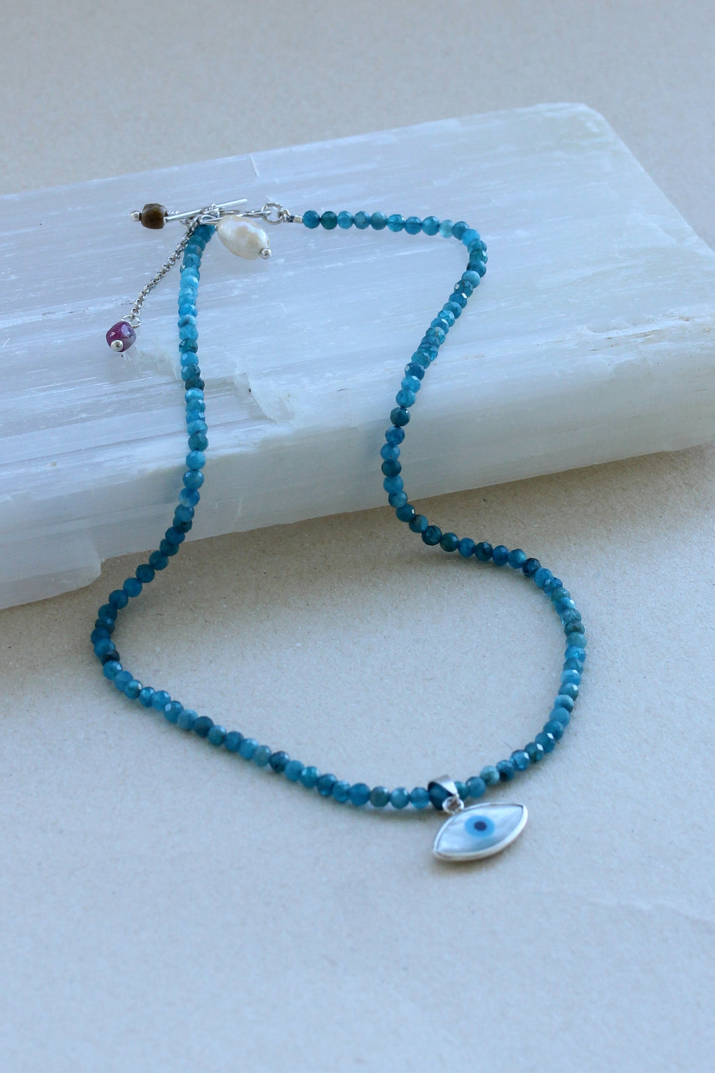 Choker Olho grego | Prata 950