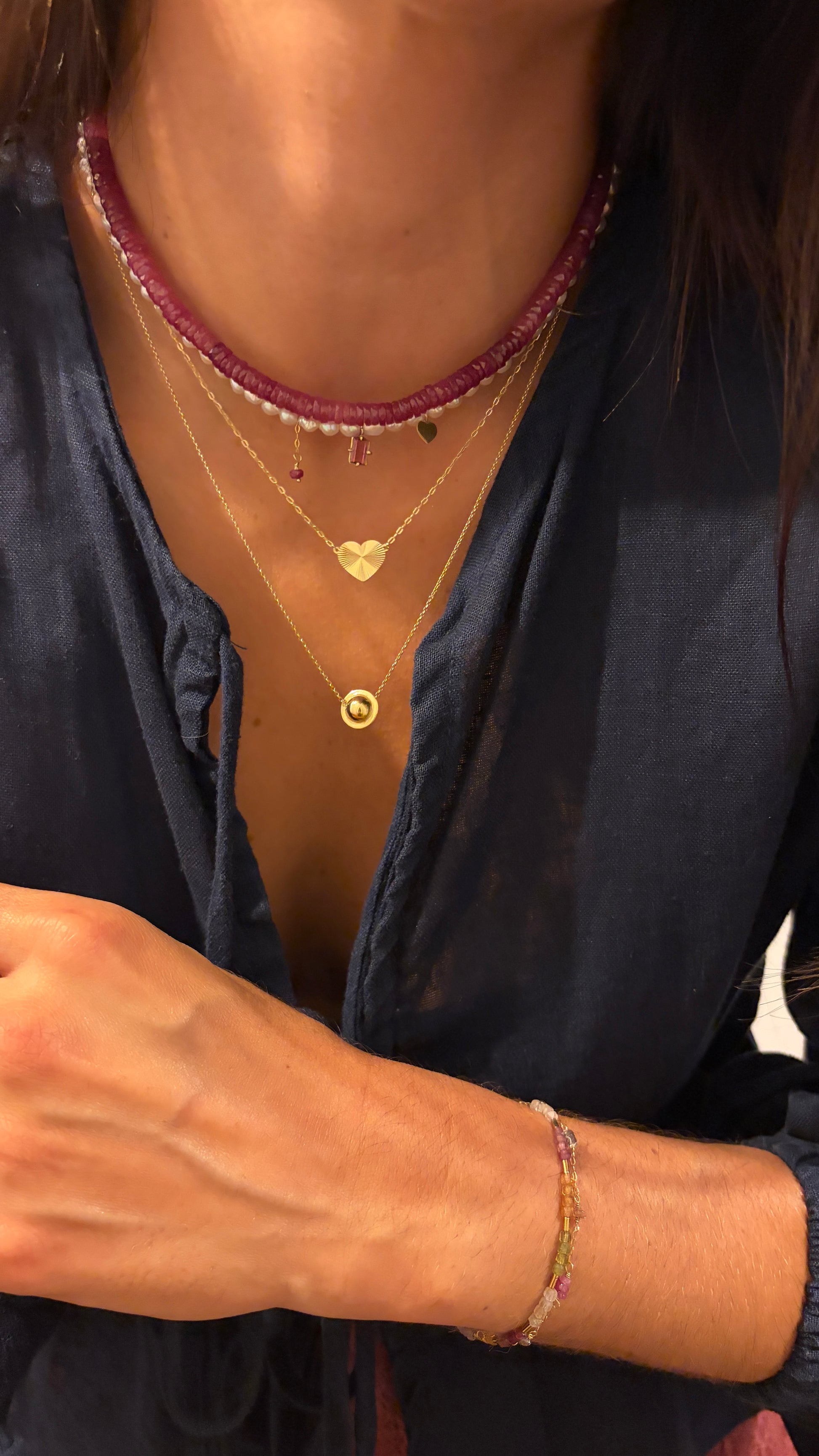 Colar Coração Allure | Ouro 18k