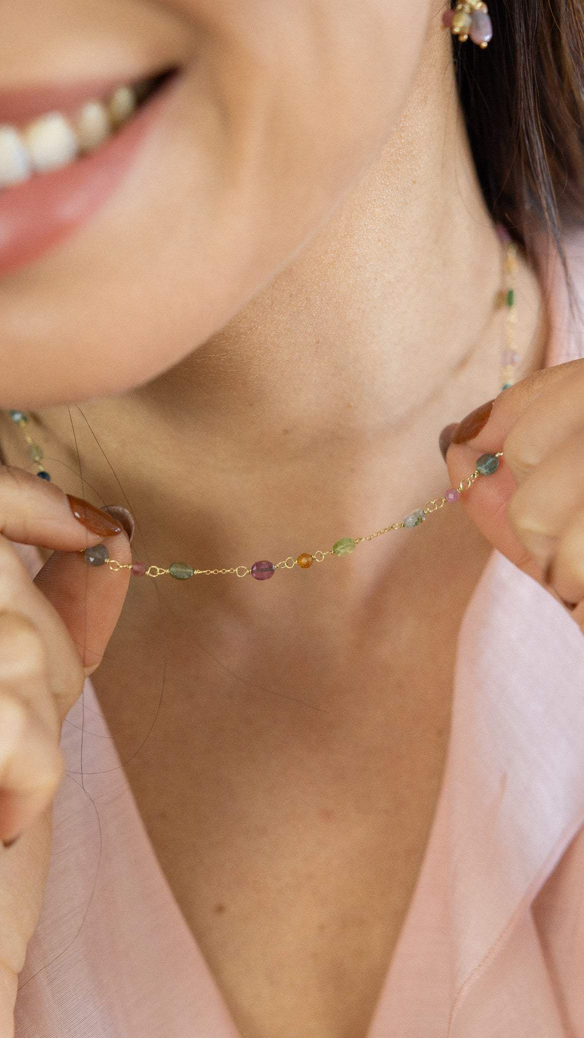 Colar Duda | Turmalinas Ouro 18k