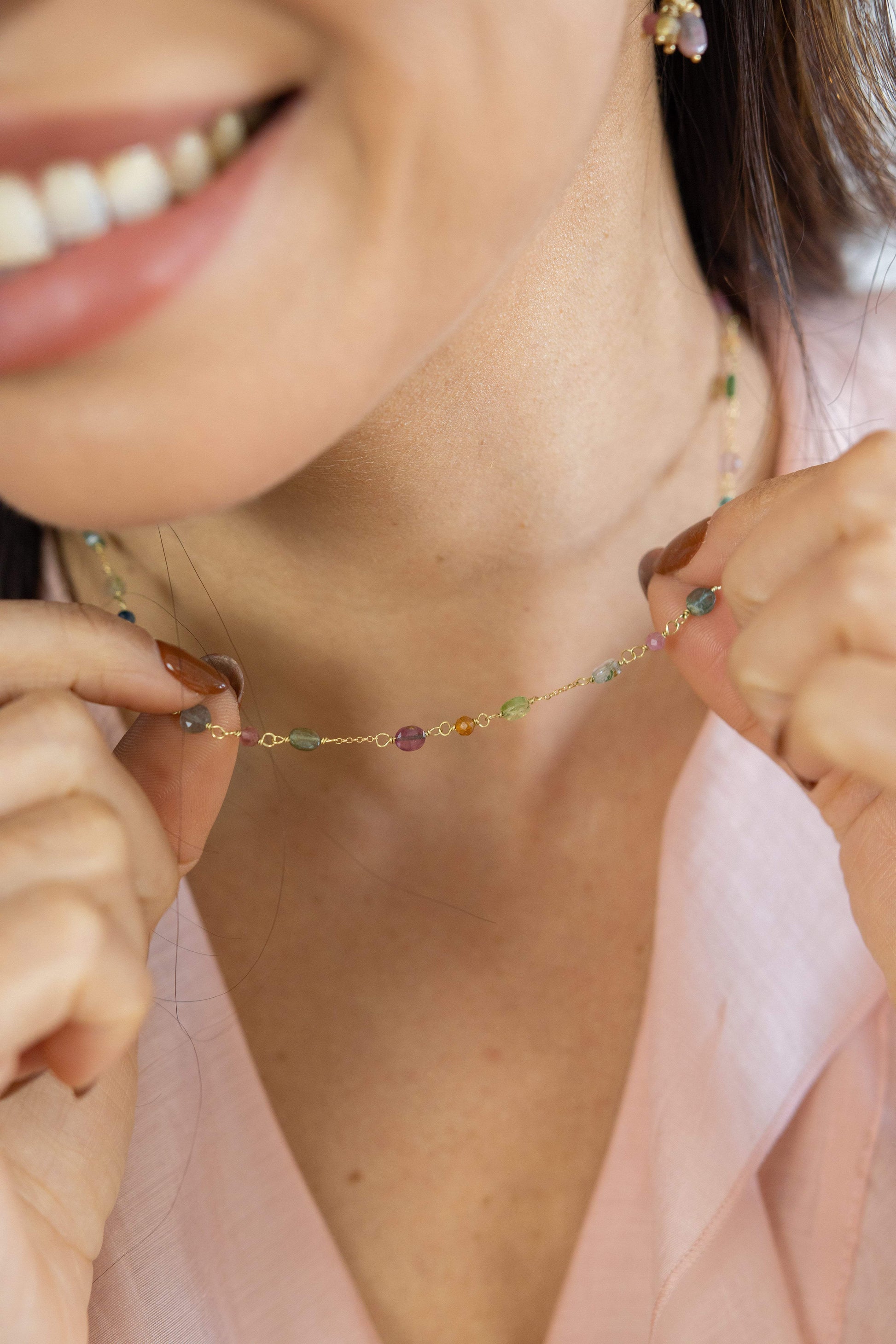 Colar Duda | Turmalinas Ouro 18k