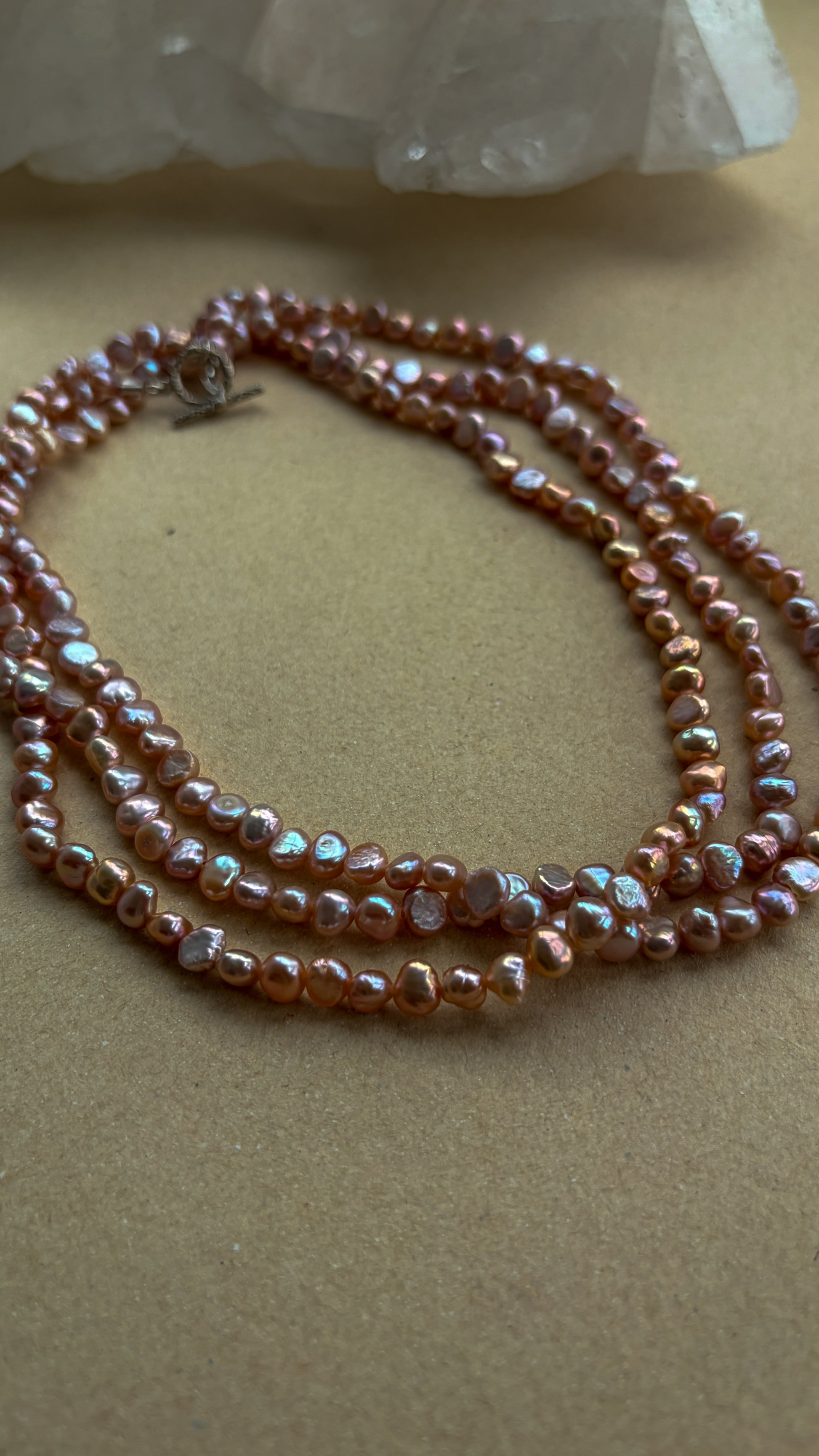 Colar Magia de Pérolas Rose | Linha Prata