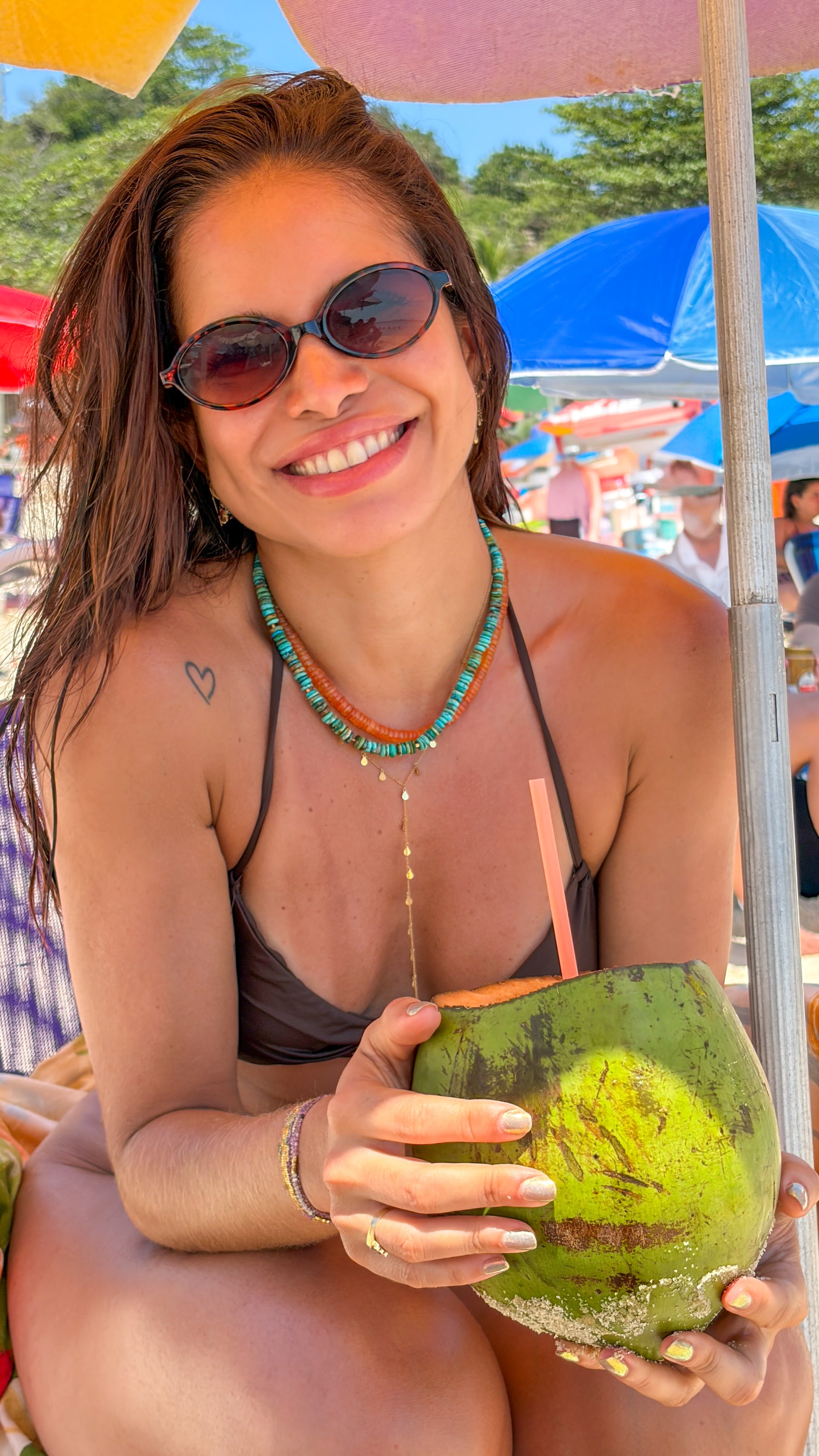 Colar Cornalina | Linha Prata