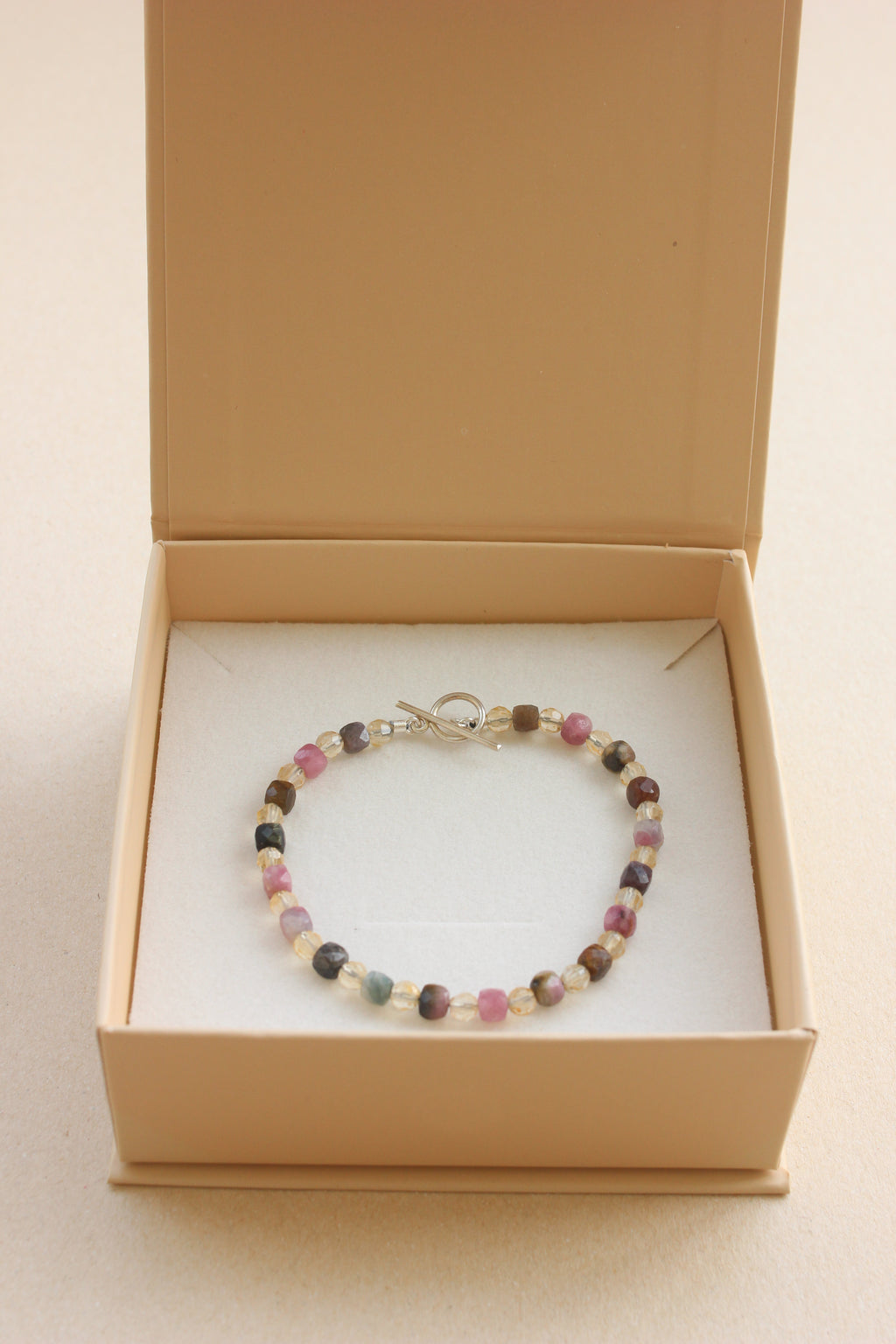 Pulseira Turmalina & Citrinos | Prata 950