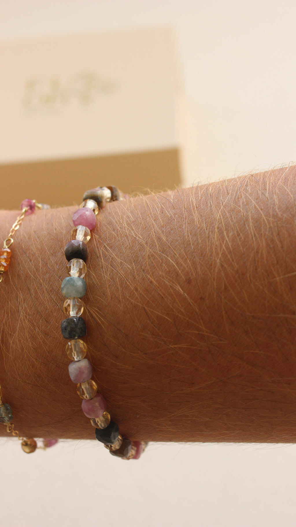 Pulseira Turmalina & Citrinos | Prata 950