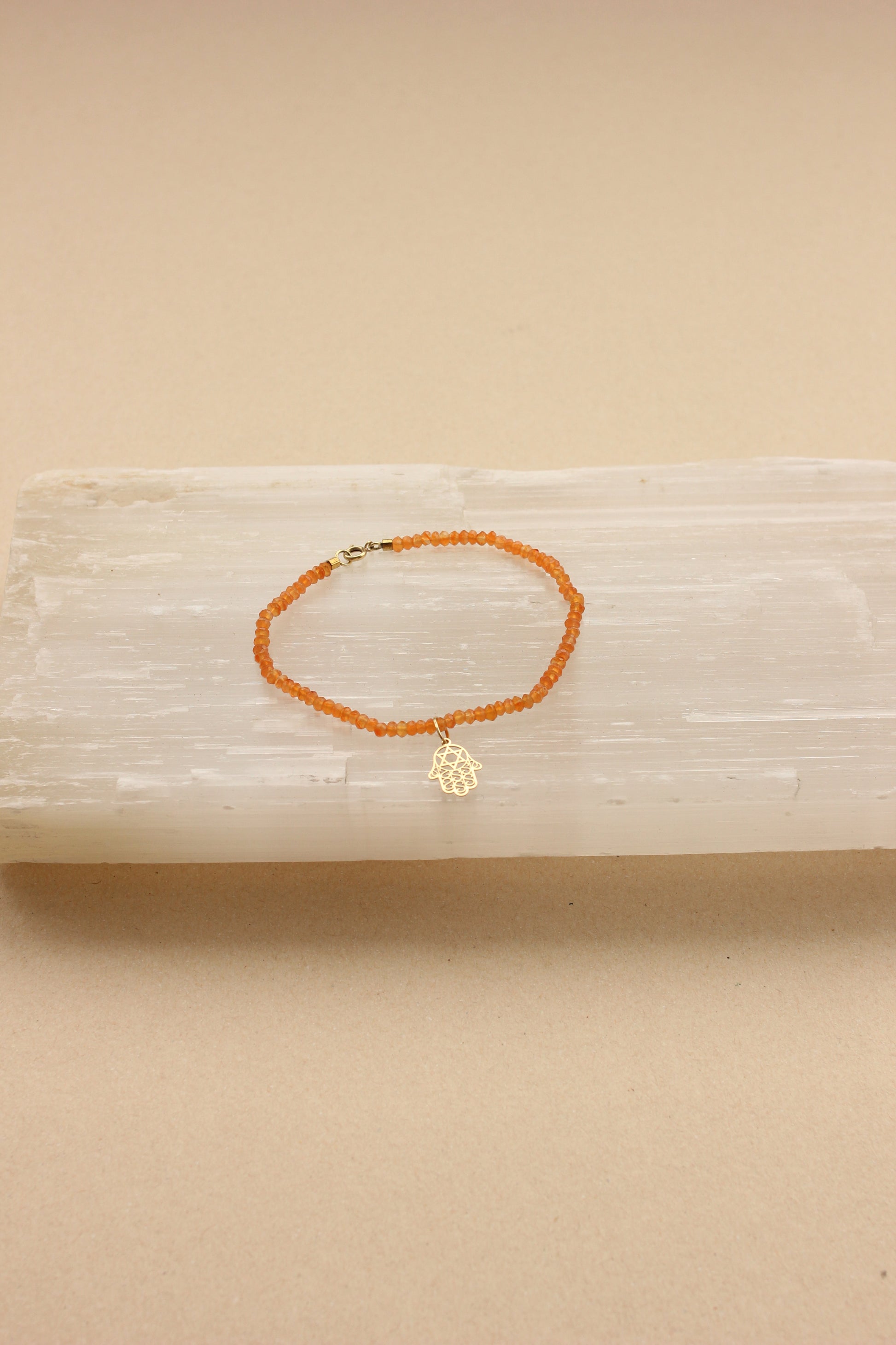 Pulseira Cornalina | Ouro 18k