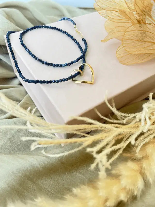 Colar de Safira em Ouro 18k