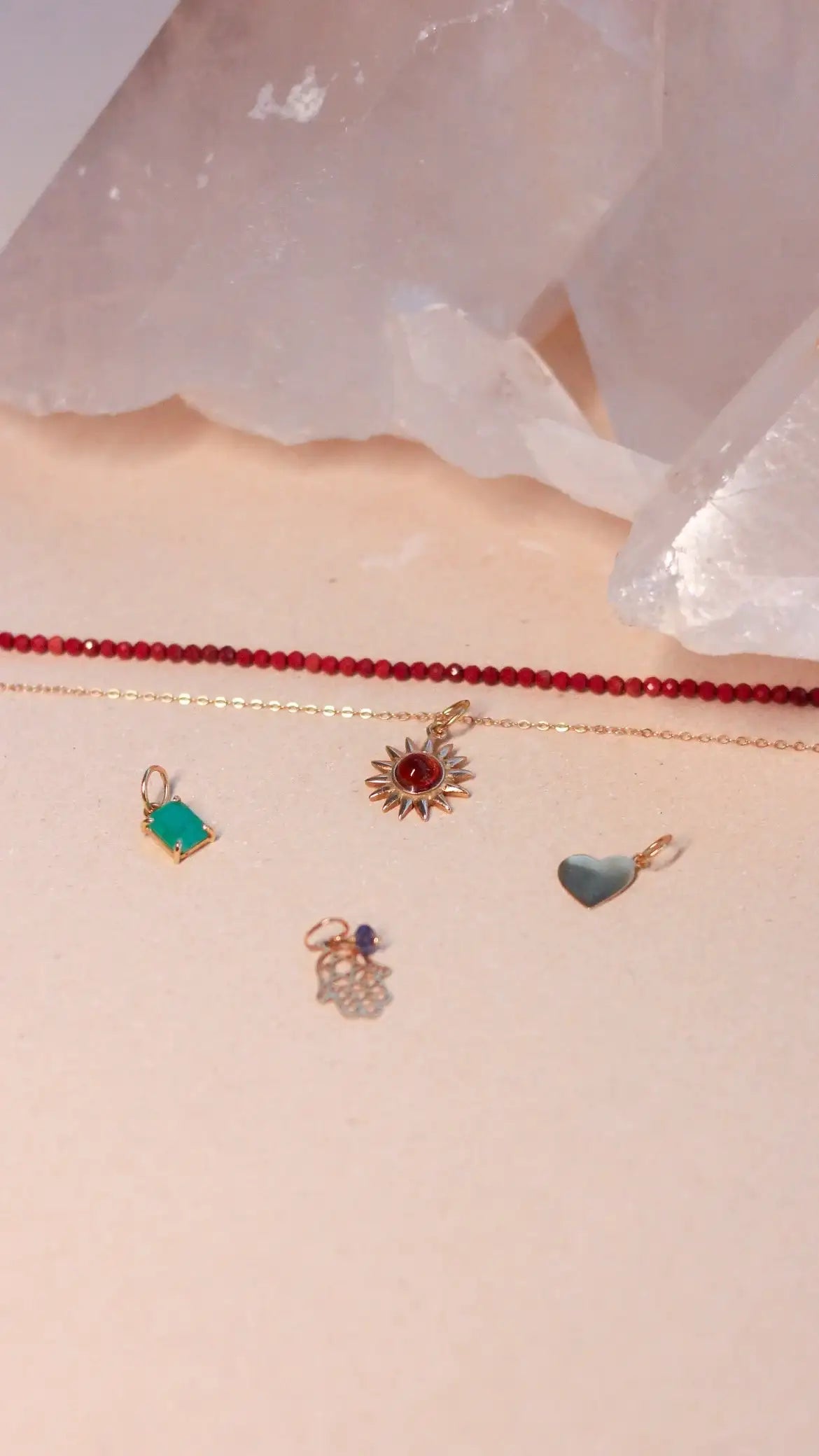 Colar em Jaspe | Linha ouro 18k