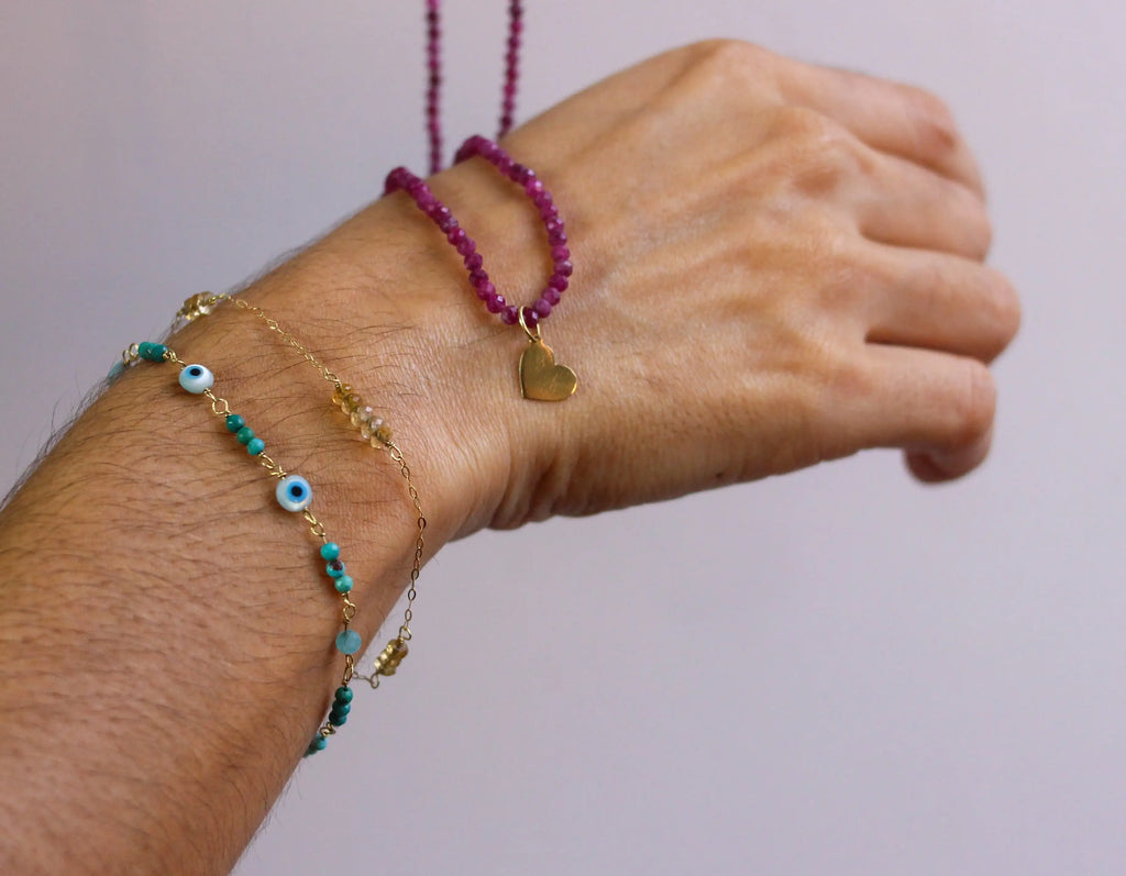 Colar Ana em Rubi 18k