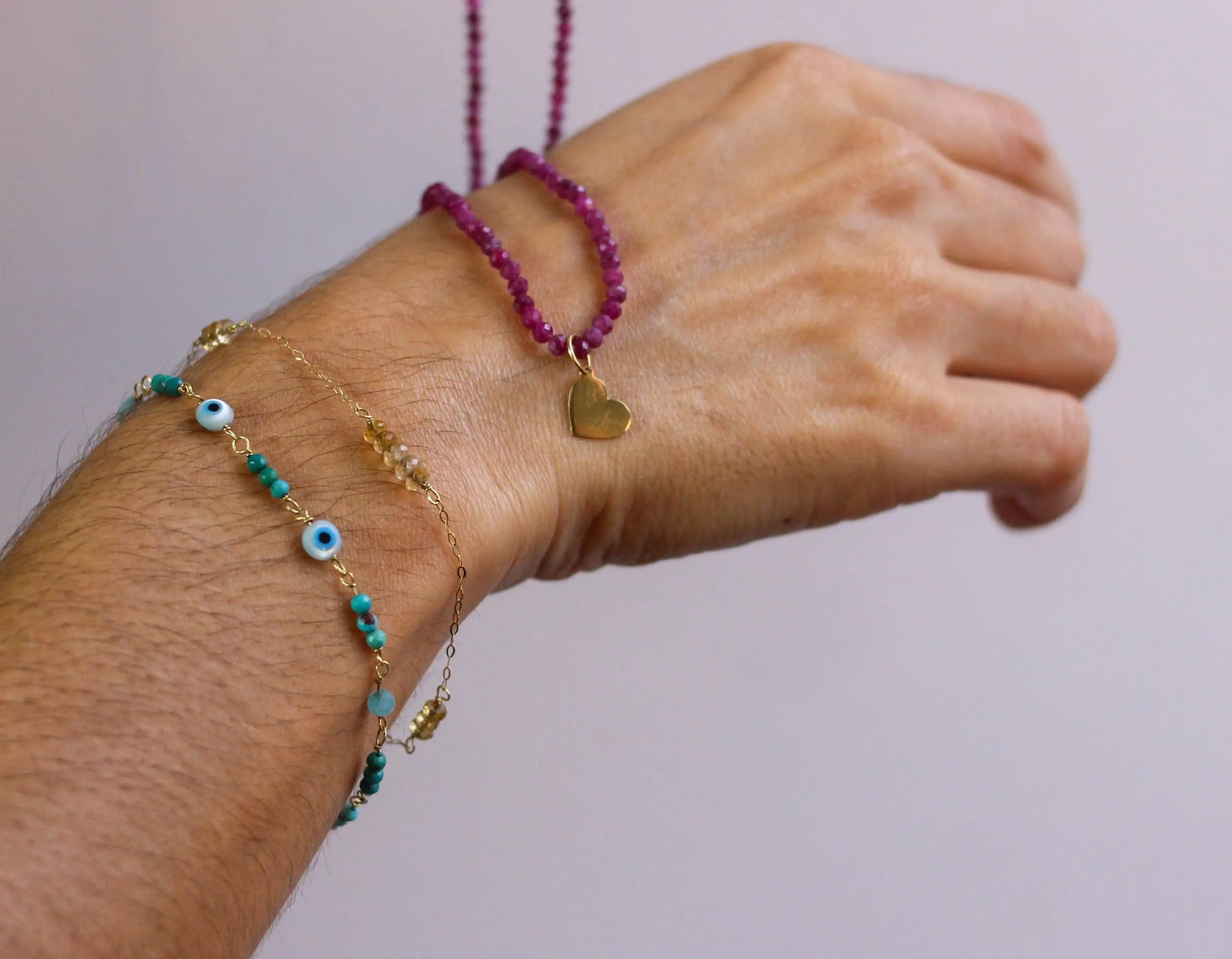 Colar Ana em Rubi 18k