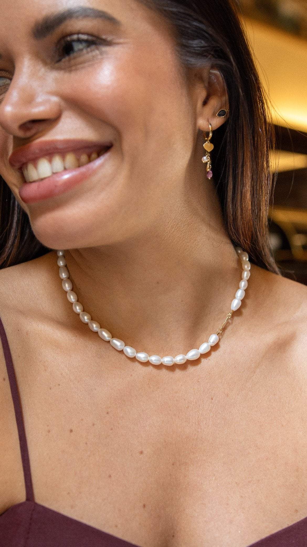 Colar Pérolas | Linha Ouro 18k