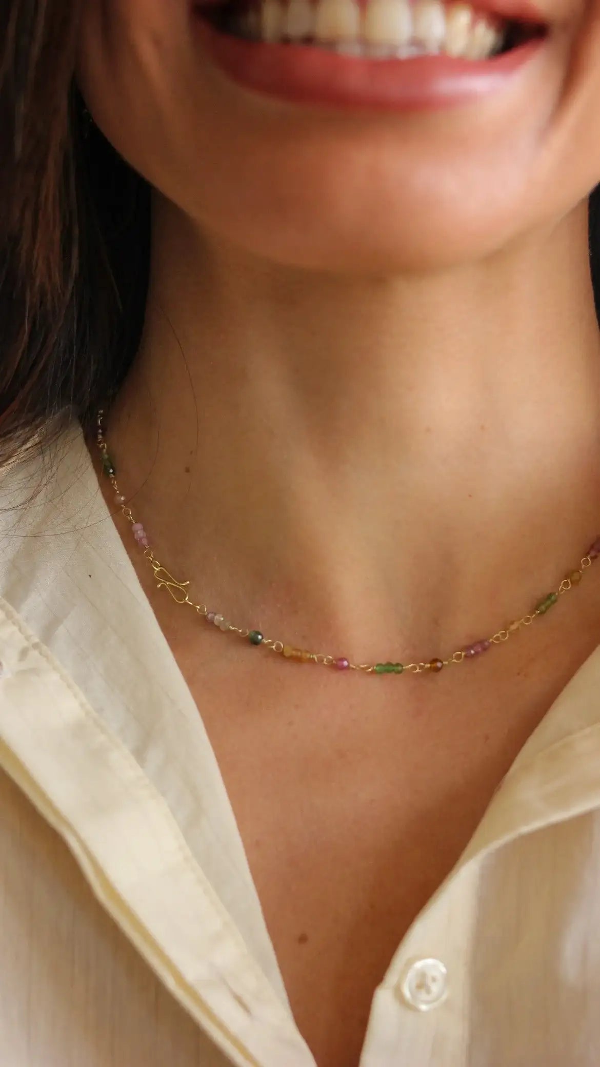 Colar Poesia em Ouro 18k