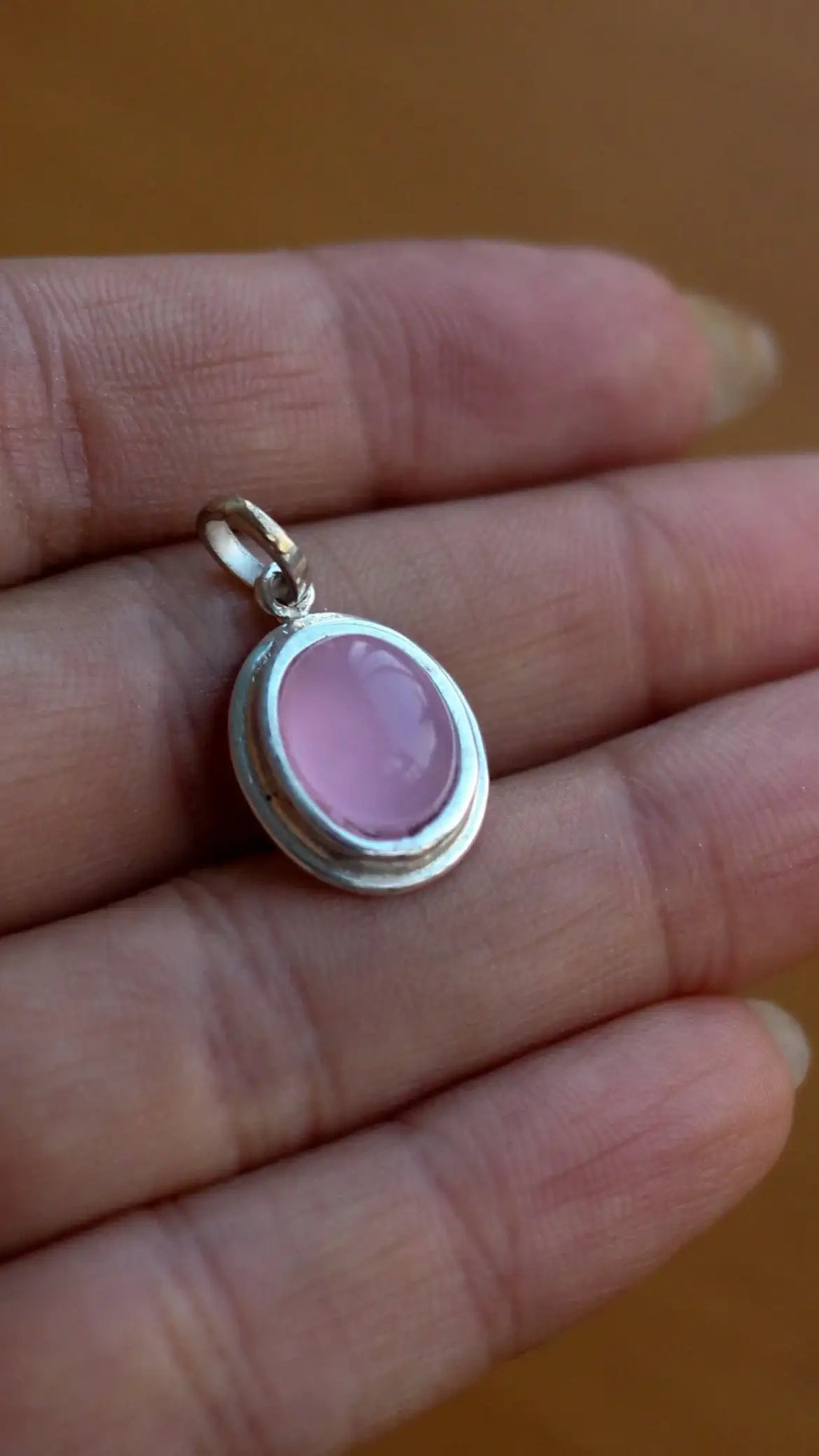 Pingente Quartzo Rosa | Linha Prata