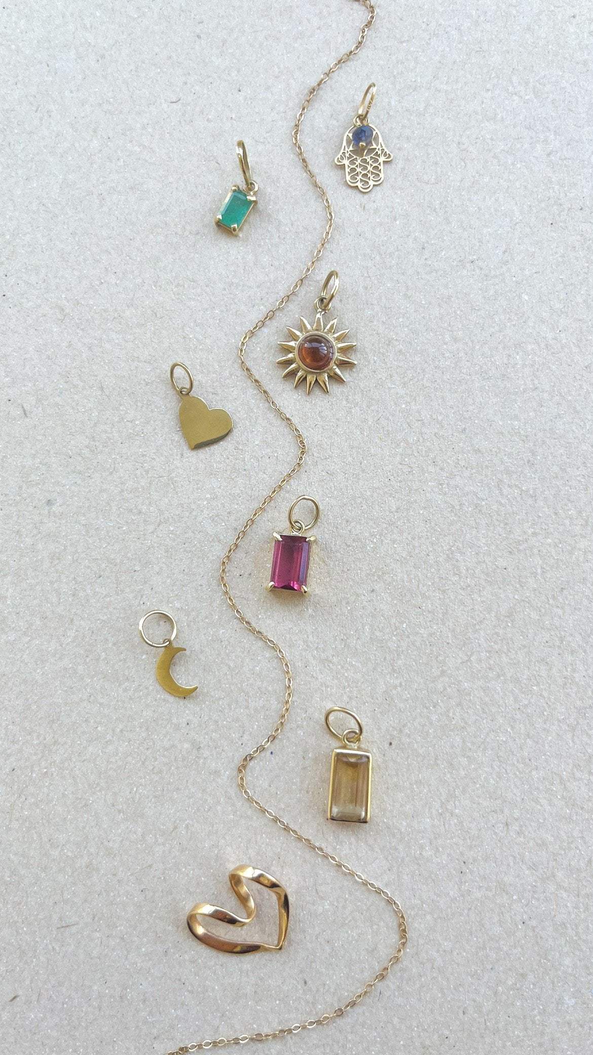 Mini Coração em Ouro 18k
