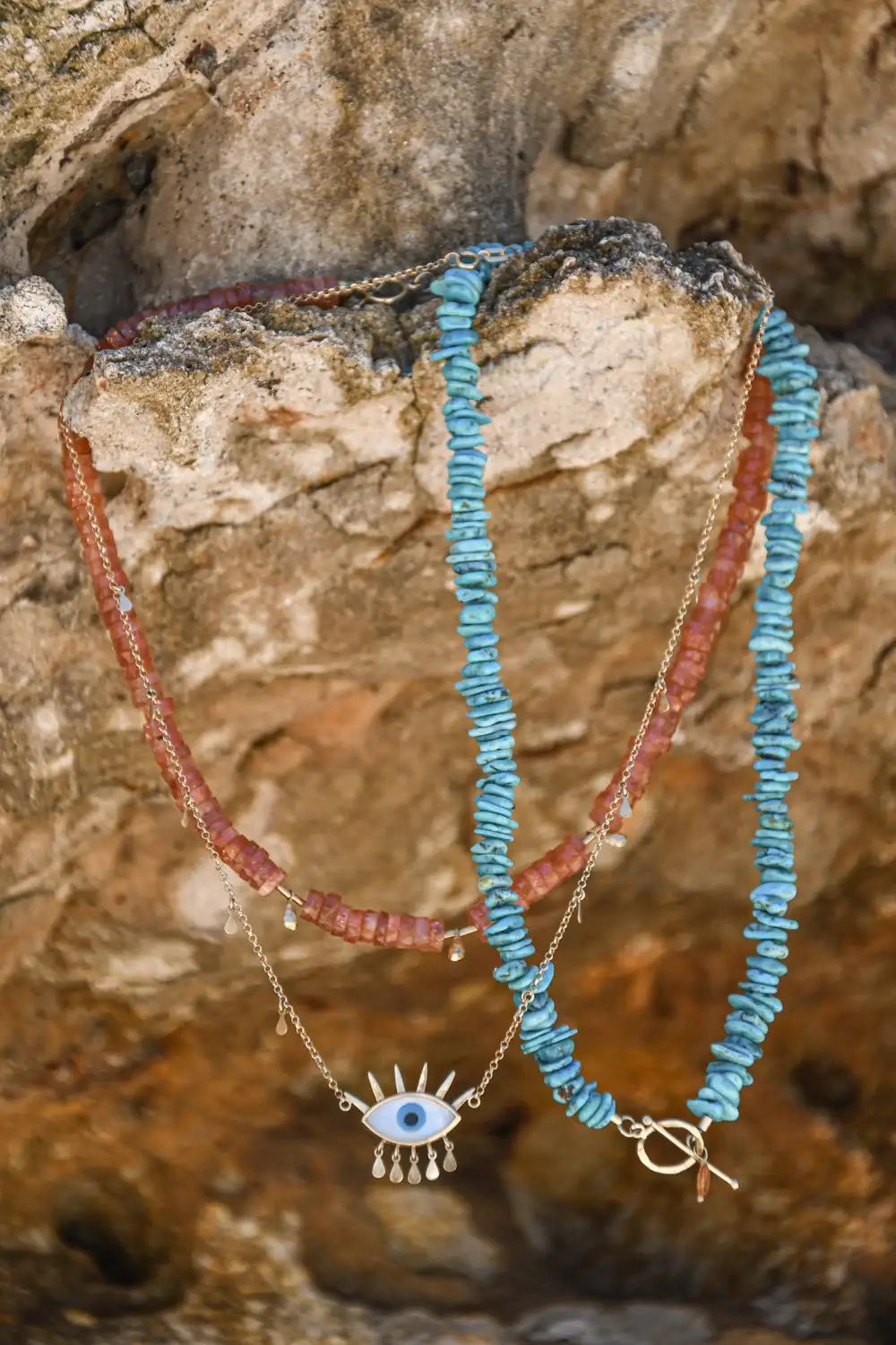 Colar Olho Grego | Ouro 18k