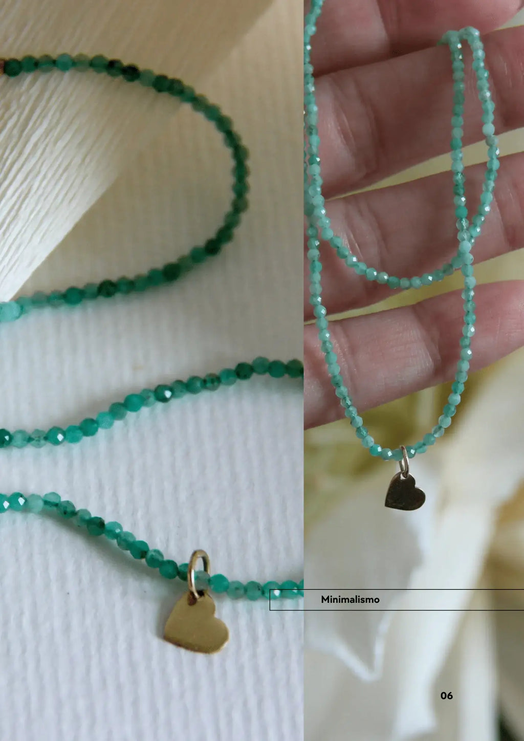 Colar Esmeraldas Delicado