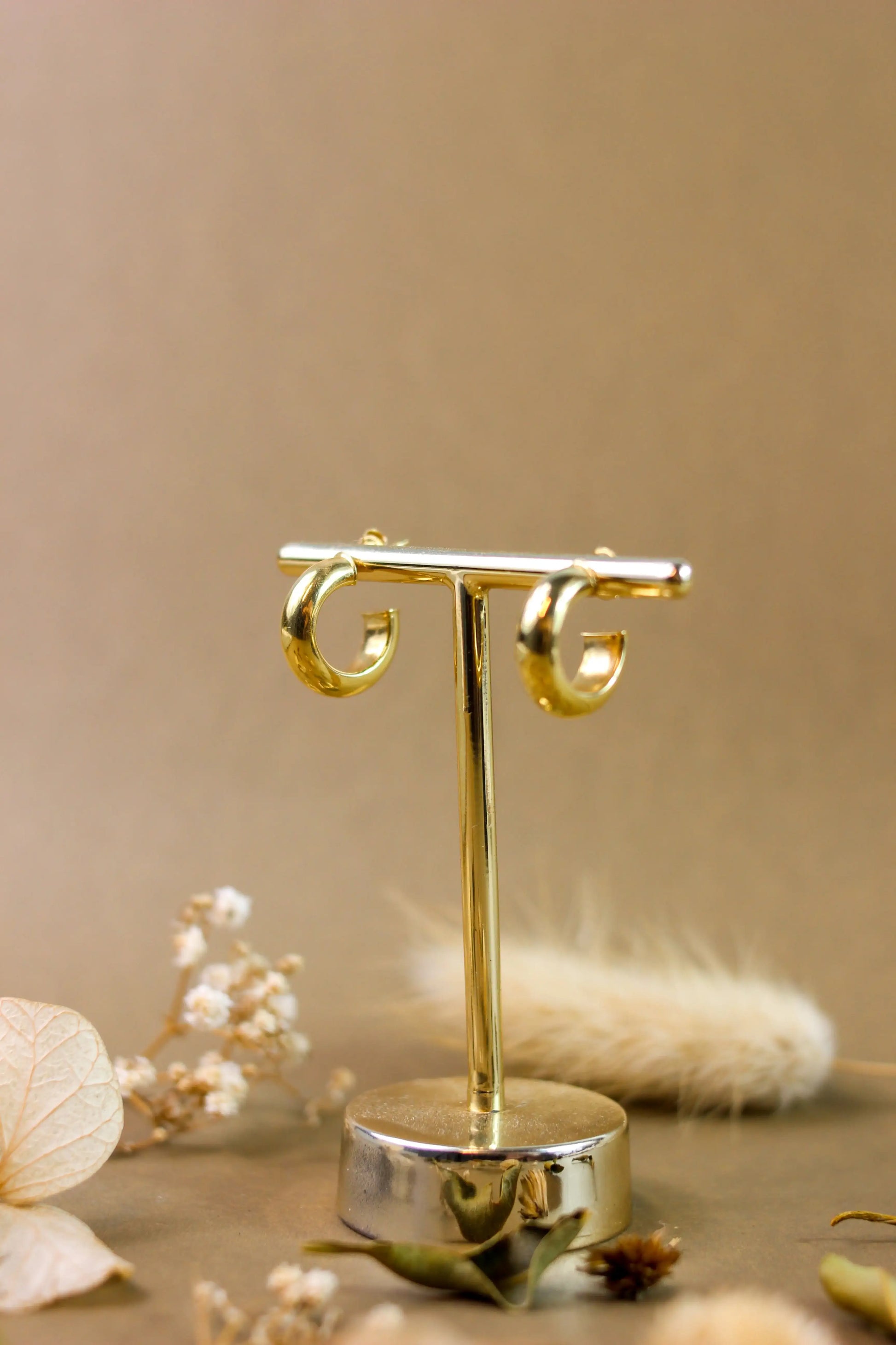 Argola Abaloada | Ouro 18k