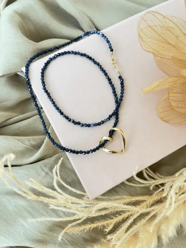 Colar de Safira em Ouro 18k