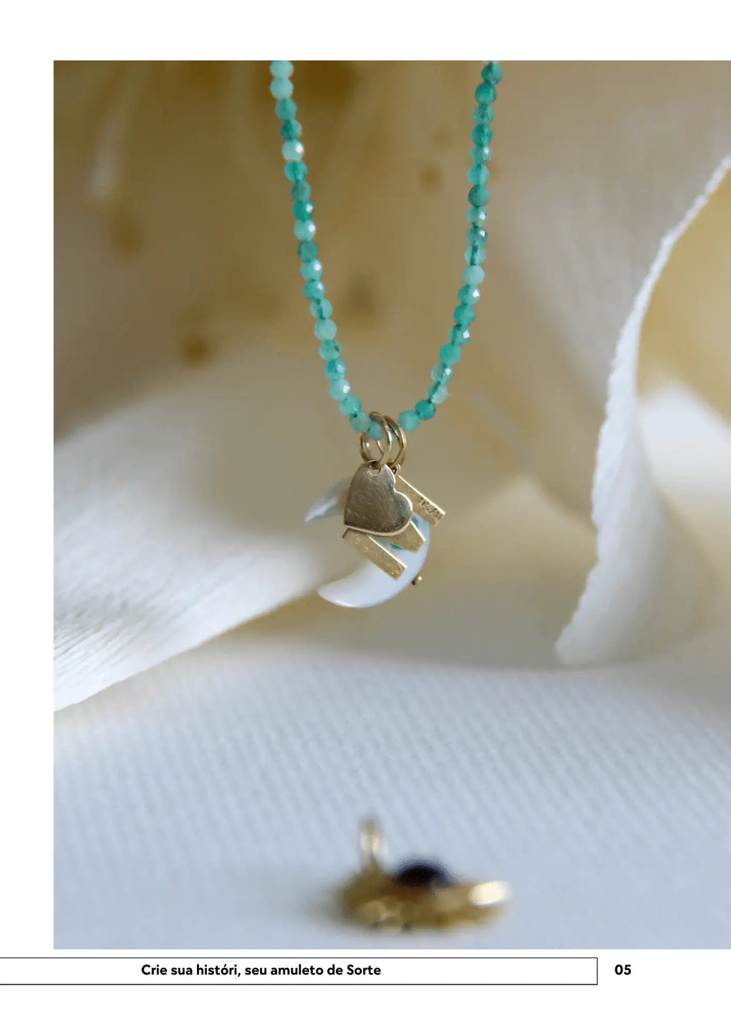 Colar Esmeraldas Delicado