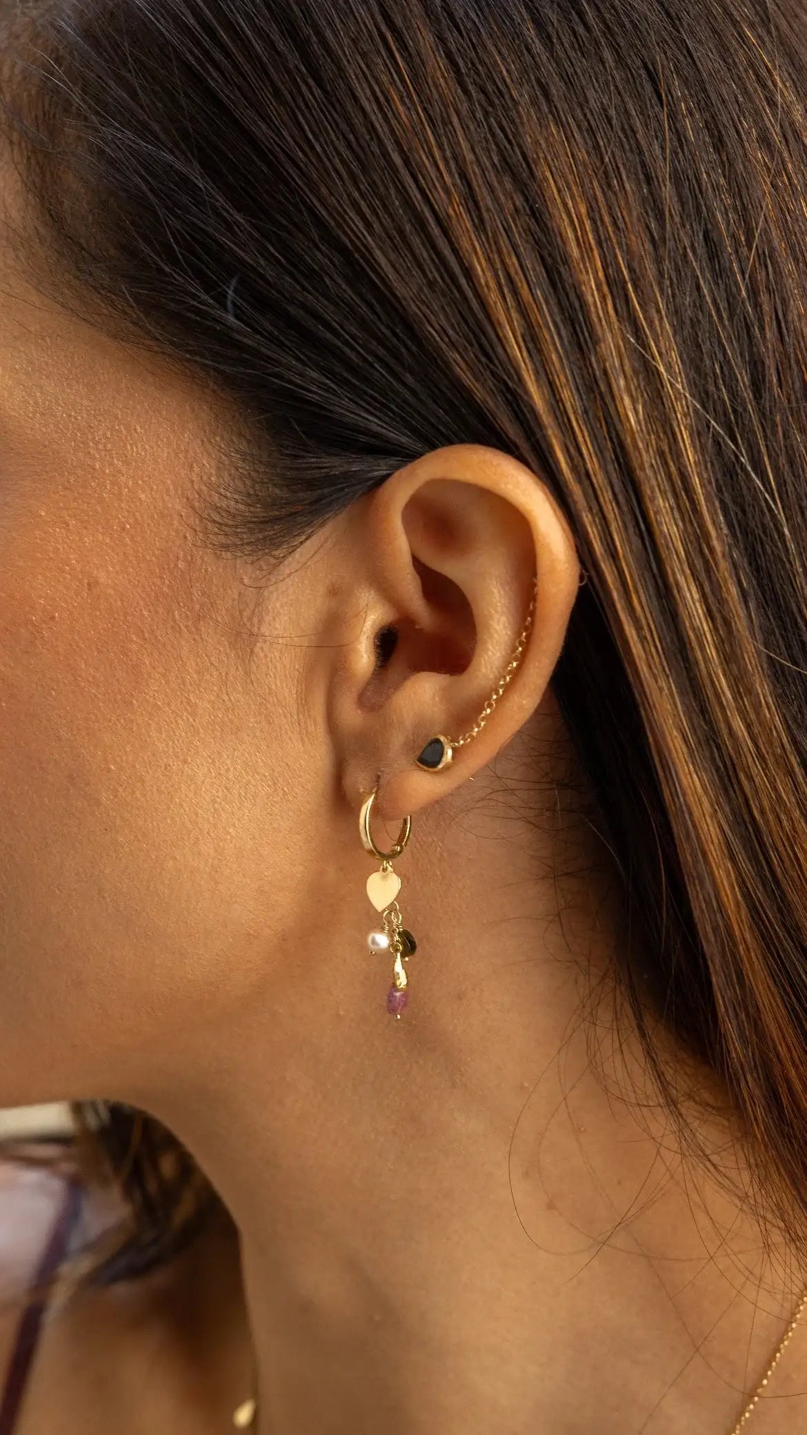Argola Amore Mio | linha ouro 18k