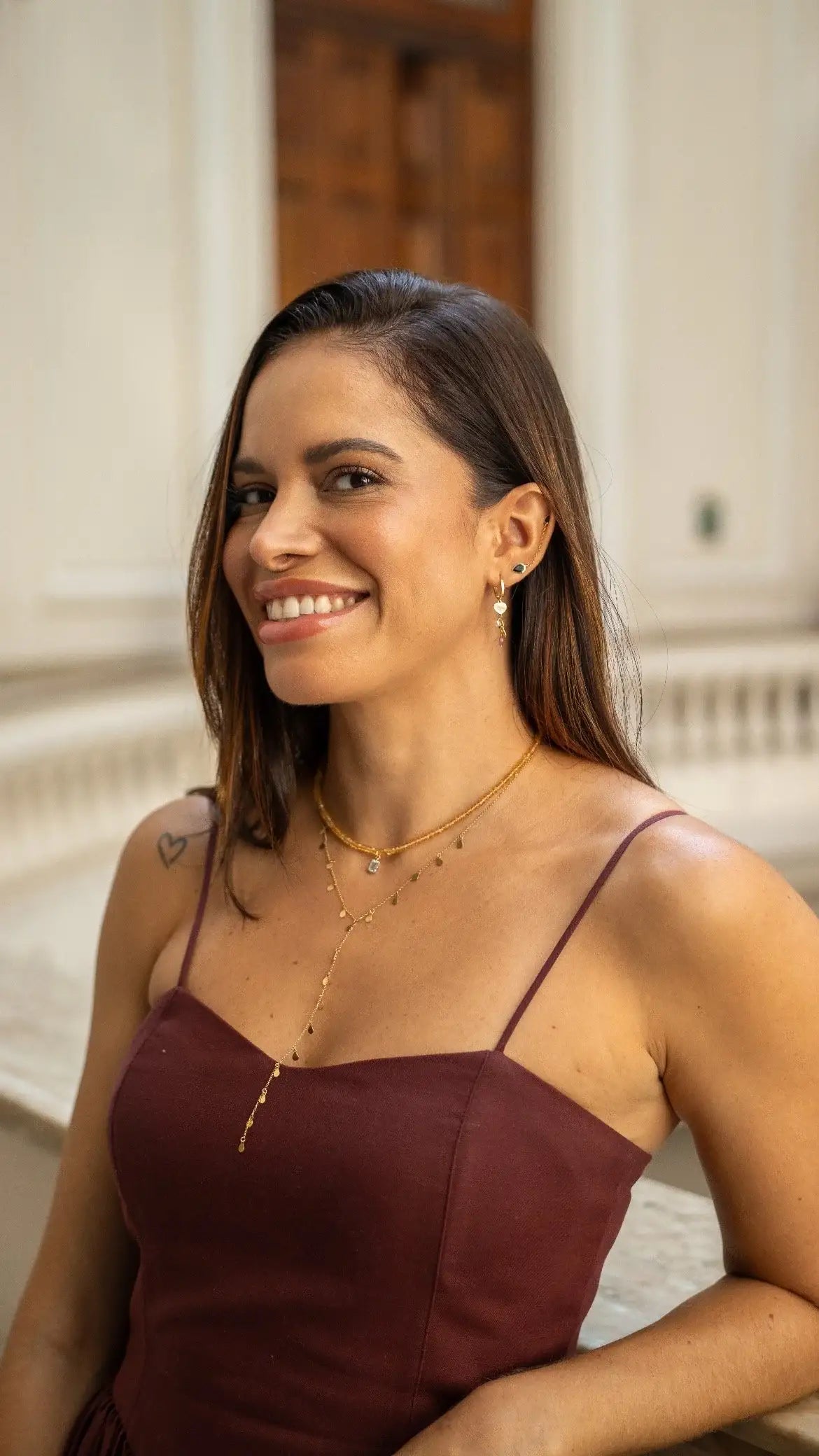 Argola Amore Mio | linha ouro 18k