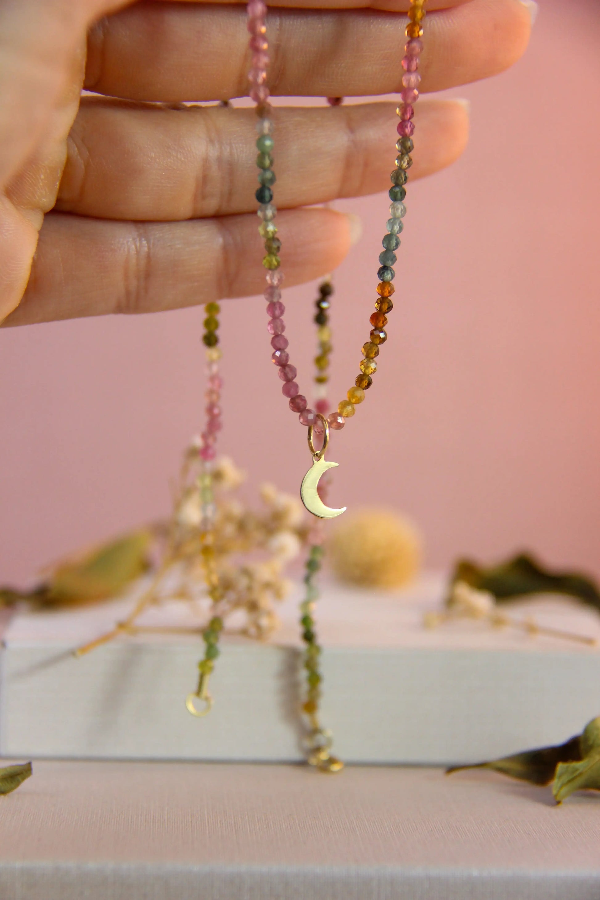 Pingente Lua crescente | Ouro 18k