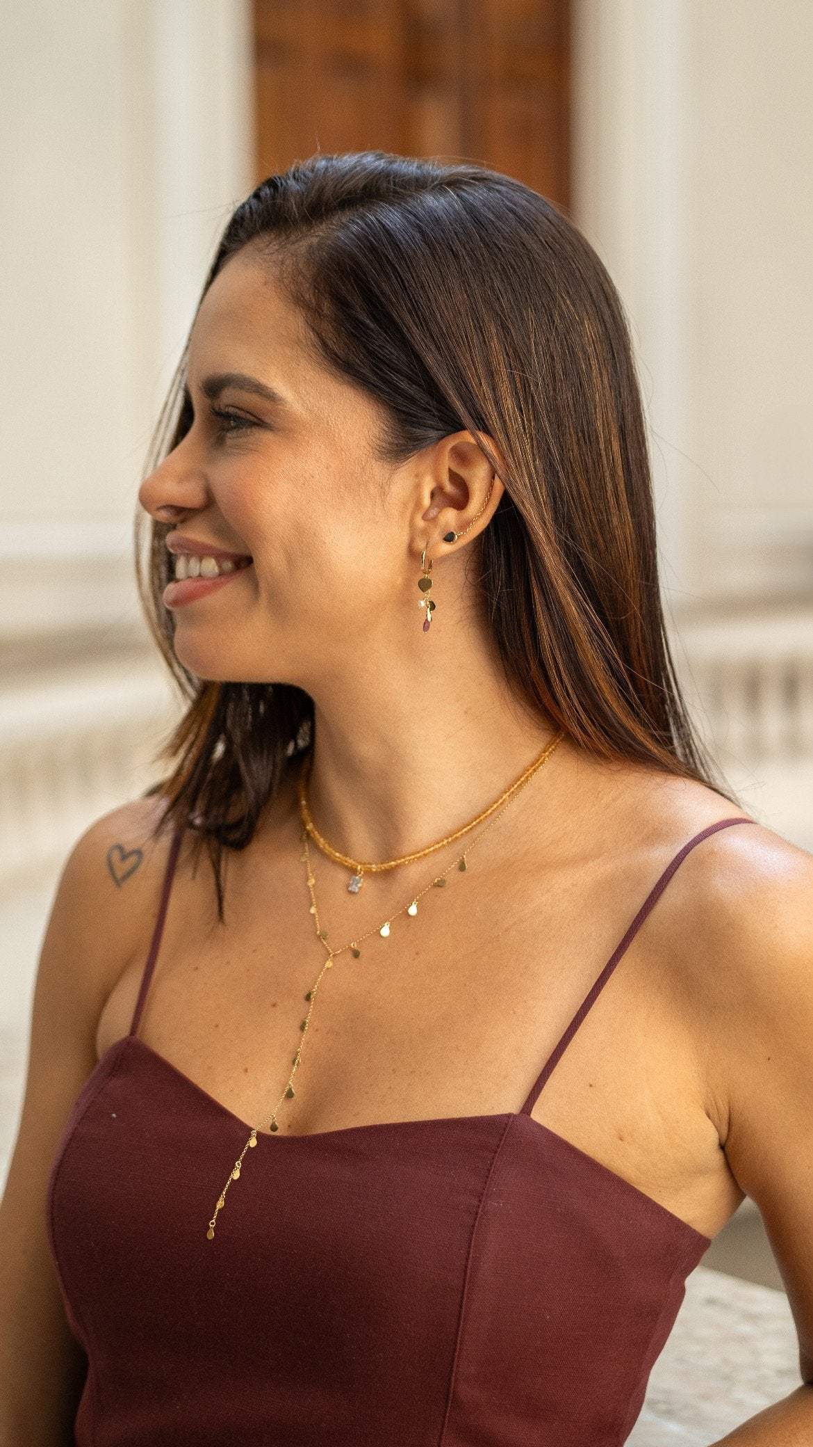 Argola Amore Mio | linha ouro 18k