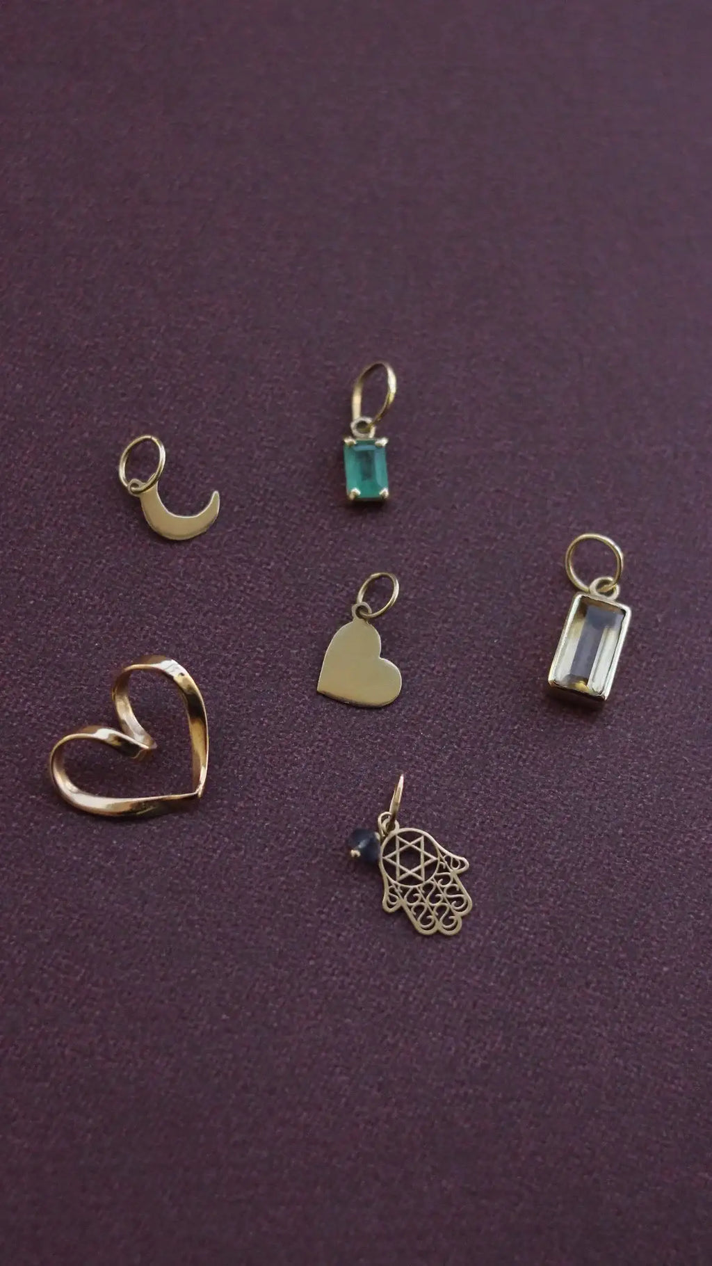 Mini Coração em Ouro 18k