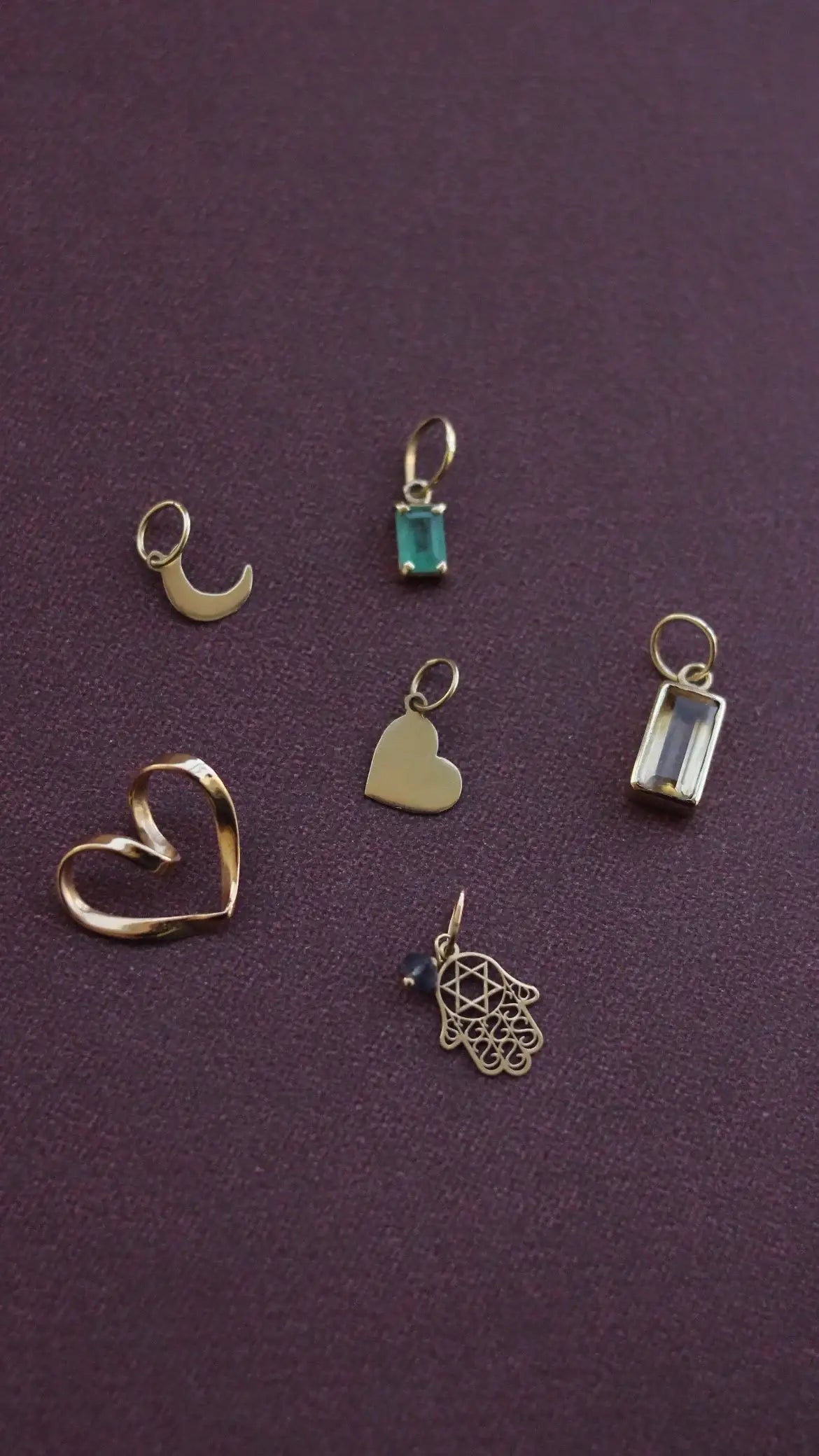 Mini Coração em Ouro 18k