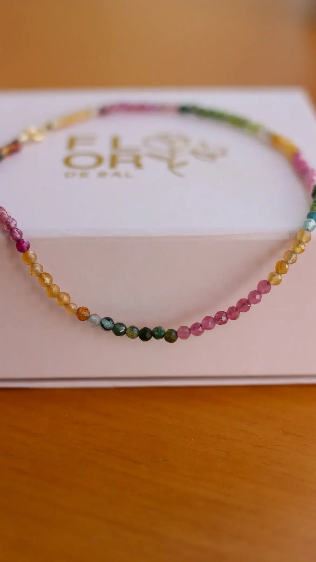 Tornozeleira Turmalina | Linha Ouro 18k