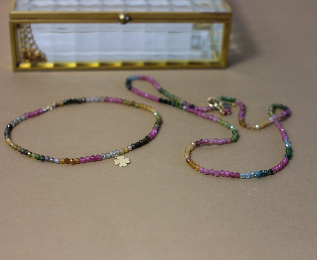 Tornozeleira Turmalina | Linha Ouro 18k