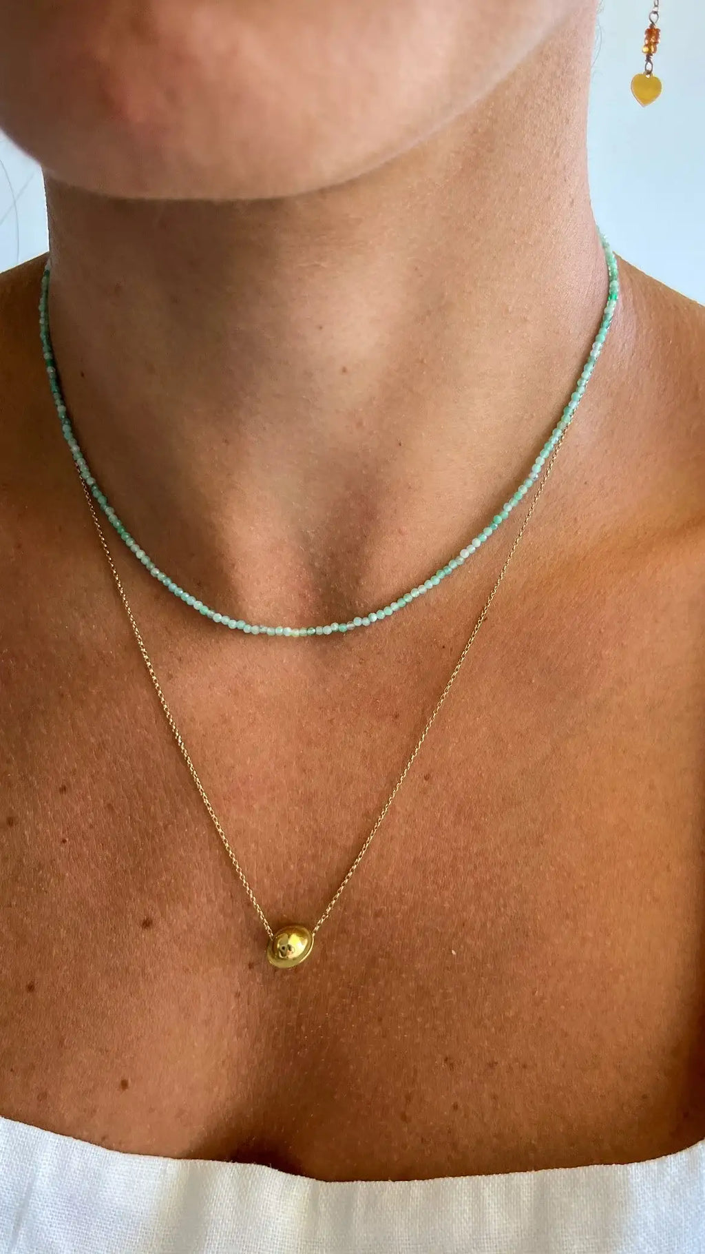 Colar Esmeraldas Delicado