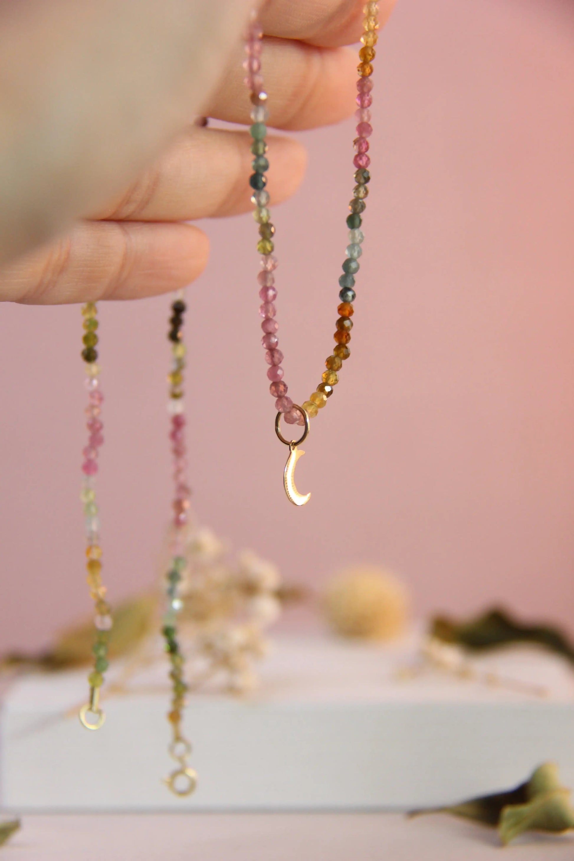 Pingente Lua crescente | Ouro 18k