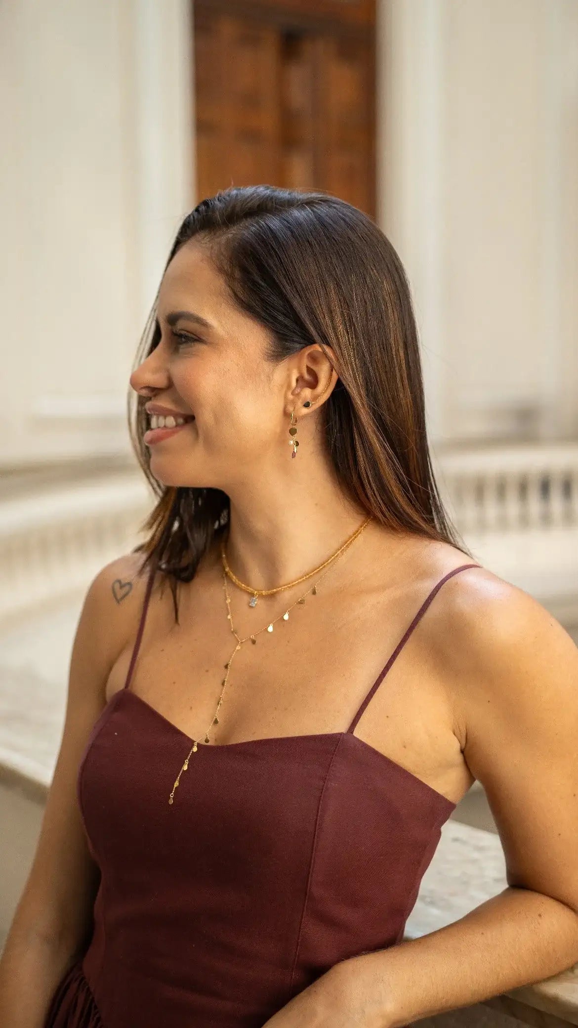 Argola Amore Mio | linha ouro 18k