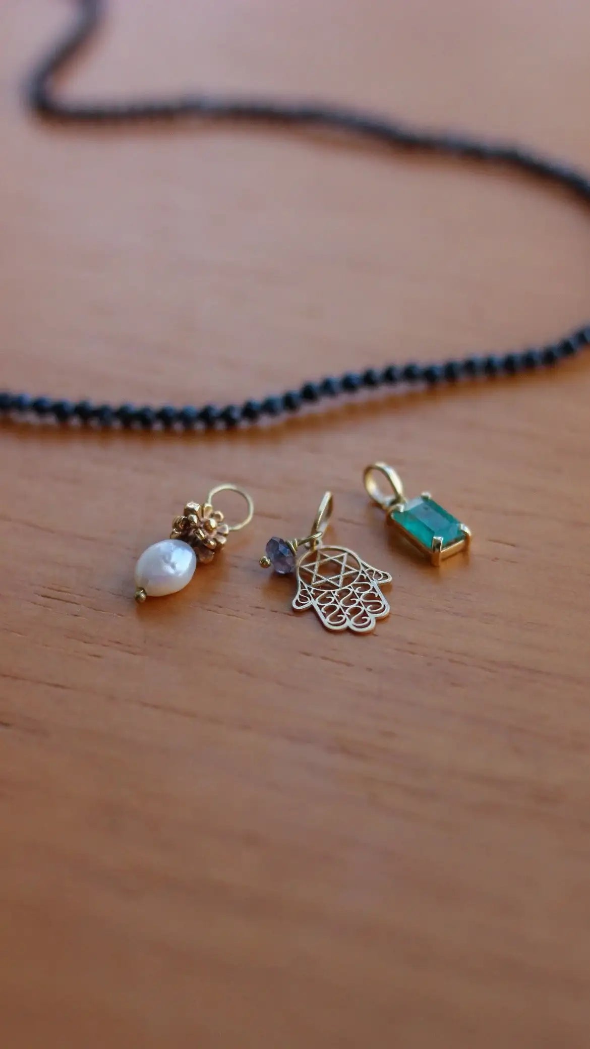 Pingente Flor & Pérola | linha Ouro 18k