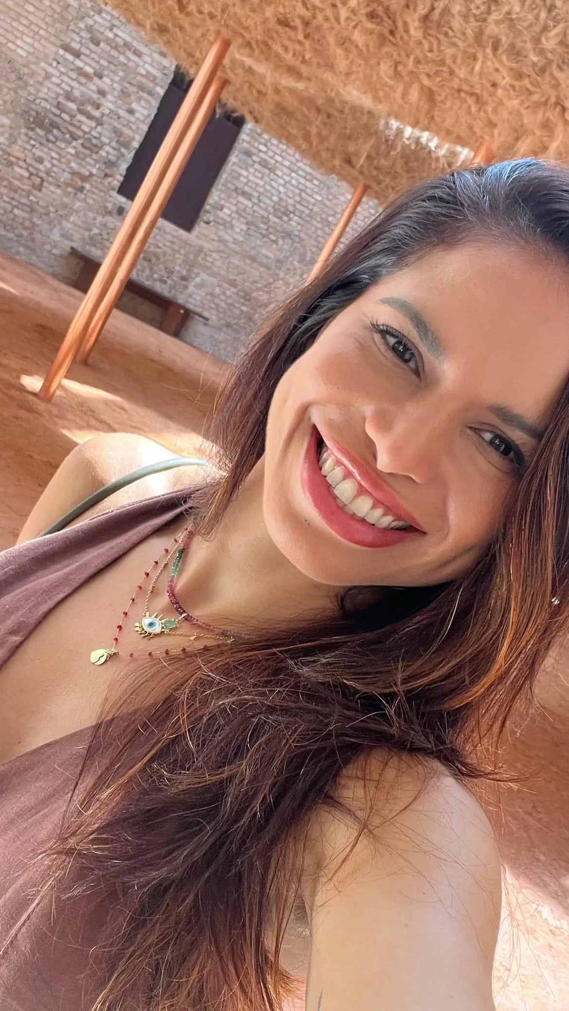 Colar Clarice | Turmalinas Melancia | ouro 18k