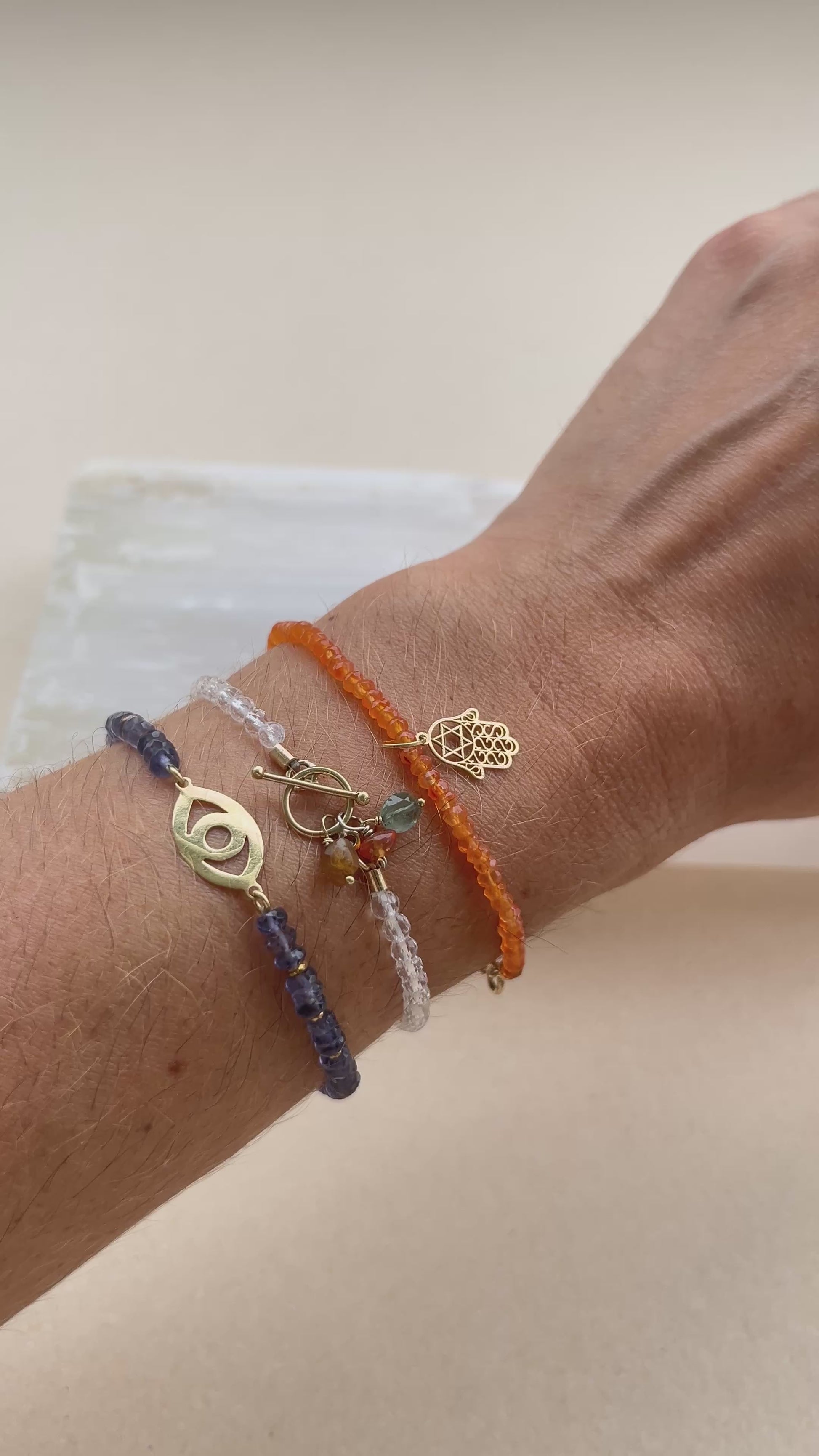 Pulseira Cornalina | Ouro 18k