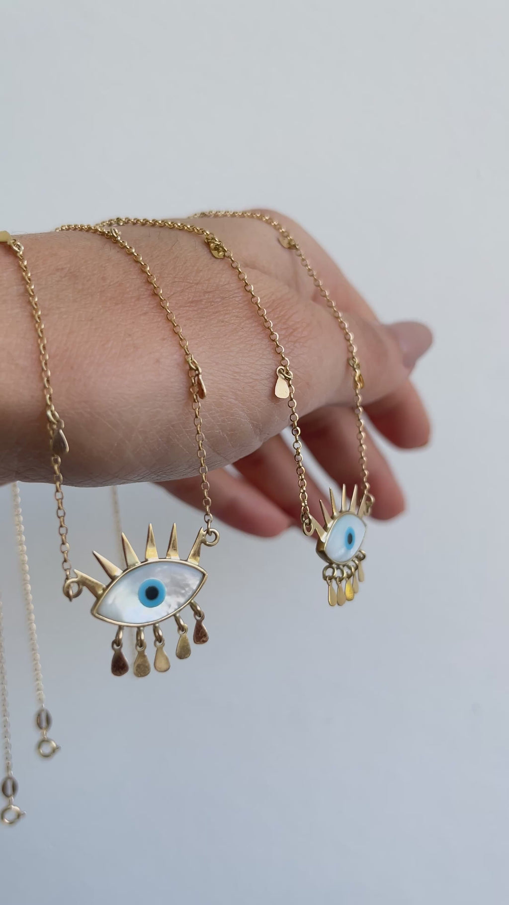 Colar Olho Grego | Ouro 18k