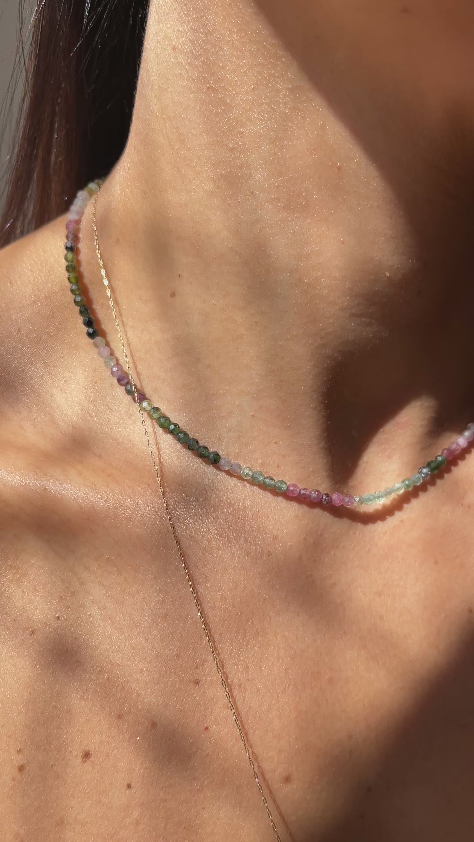 Colar Cleo | Turmalinas | Linha Prata